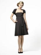 Dessy Collection - Lbtwist Dress In Graphite