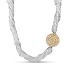 Tresor Collection - Moonstone Beads & Diamond Necklace In 18k Yellow Gold
