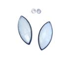 Nina Nguyen Jewelry - Petite Marquise Oxidized Studs