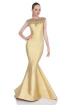 Terani Evening - Bejeweled Bateau Mermaid Gown 1611m0624a