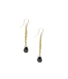 Lori Kaplan Jewelry - 10-karat Gold Twizzlers With Jet Earrings