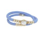 Mabel Chong - Double Pearl Leather Bracelet
