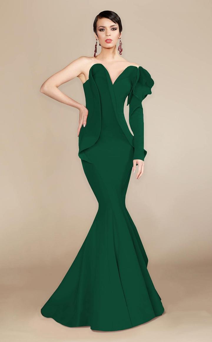 Mnm Couture - 2327 Ruffled Sweetheart Mermaid Dress