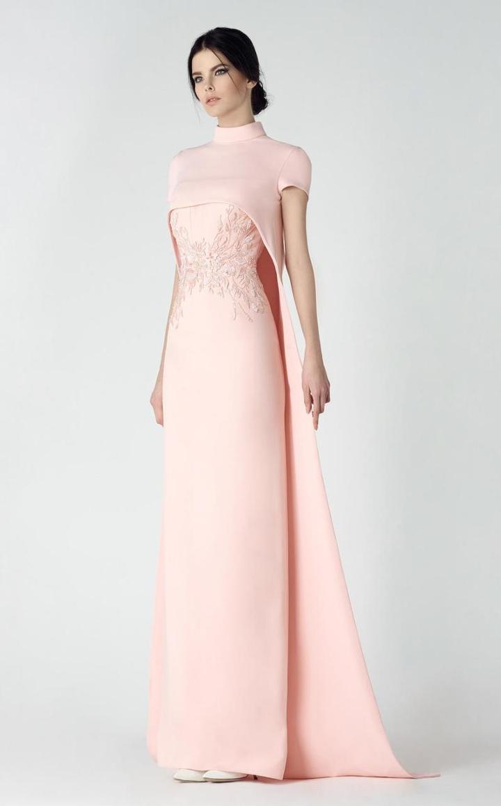 Saiid Kobeisy - Embroidered Cape Gown 2915