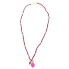 Mabel Chong - Tri-charm Ruby Necklace