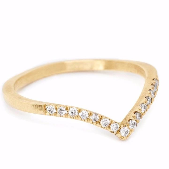 Vanessa Lianne - Aurora Arc Band With Pave Diamonds