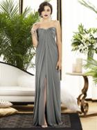 Dessy Collection - 2879 Dress In Charcoal Gray