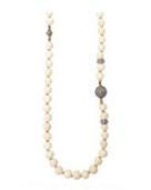 Heather Gardner - Tibetan Mala Bead Pave Diamond Necklace
