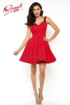 Mac Duggal Prom - 65731 V Neck Dress In Red