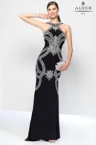 Alyce Paris Claudine - 2572 Long Dress In Black