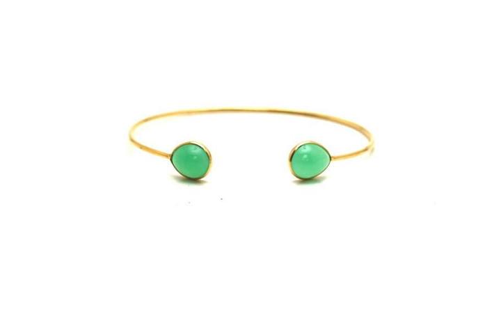 Tresor Collection - Crysophrase P/s Bangle In 18k Yellow Gold