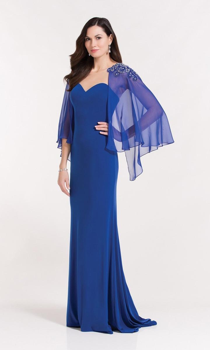 Alyce Paris - 27181 Sweetheart Illusion Gown With Beaded Capelet