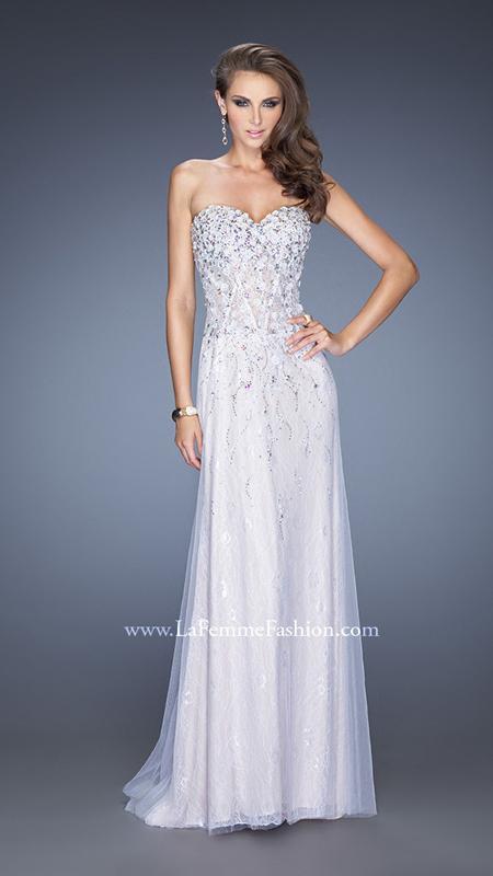 Gigi - Opulent Strapless Column Evening Dress 20172