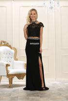 May Queen - Two Piece Bedazzled Sheath Dress