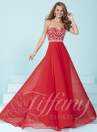 Tiffany Designs - Delicately Embellished Sweetheart A-line Evening Gown 16221