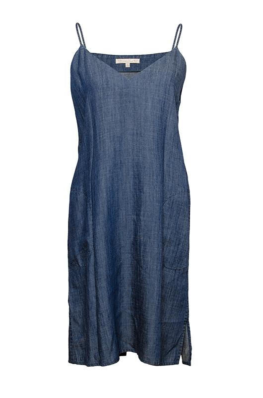 Gold Hawk - Denim Slip Dress