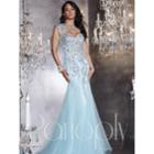 Panoply - Stunning Sweetheart Beaded Tulle And Lace Trumpet Dress 14766
