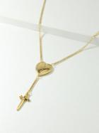 Montce Swim - Vanessa Mooney X Gold Broken Heart & Dagger Necklace