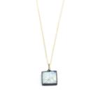 Nina Nguyen Jewelry - Square Gold & Oxidized Necklace