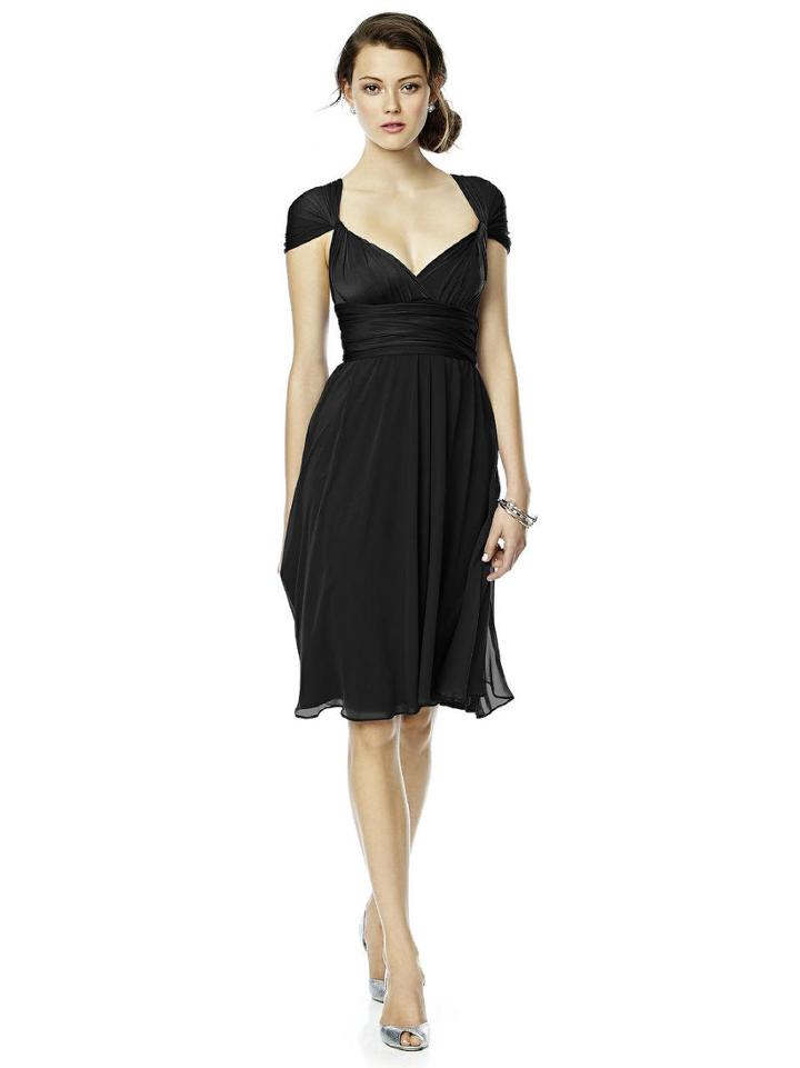 Dessy Collection - Luxtwist1 Dress In Black