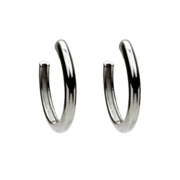 Ben-amun - Natura Silver Open Hoop Earrings