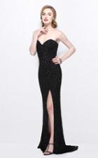 Primavera Couture - Timeless Ornate Strapless Sweetheart Sheath Gown 1834