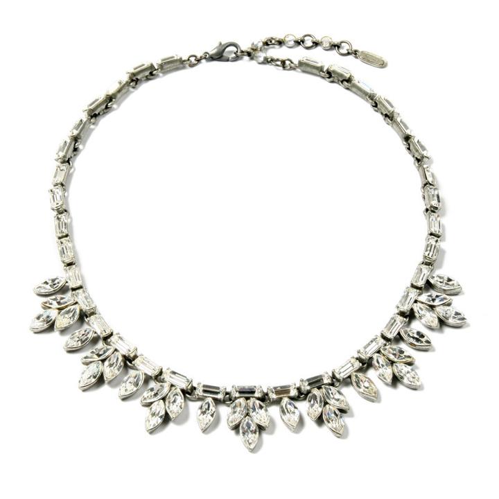Ben-amun - Small Crystal Baguette Necklace