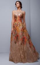 Beside Couture By Gemy - Bc1315 Embellished Sheer Sleeveless A-line Gown