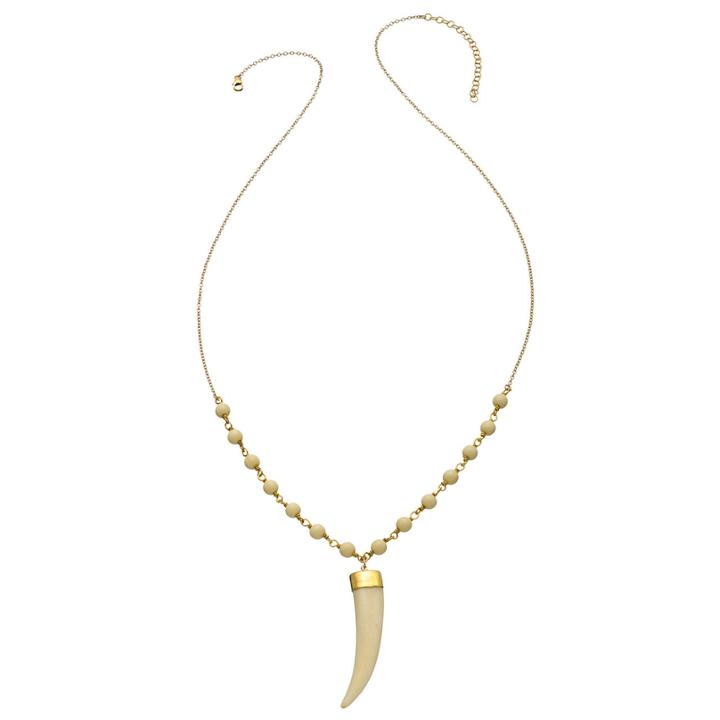Heather Hawkins - Pharoah Necklace - Dbl Terminated Quartz Point