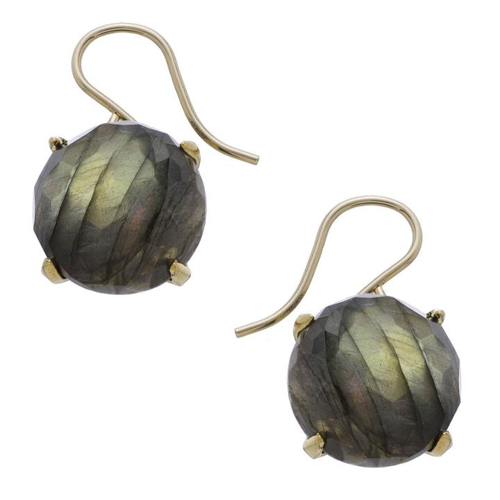 Heather Hawkins - Oversized Radiate Gemstone Drop Earrings