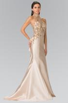 Elizabeth K - High Neck Mermaid Gown Gl2280