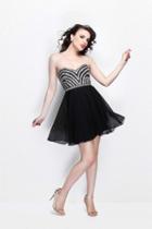 Primavera Couture - Strapless Crystal Beaded Sweetheart Short Party Dress 1619