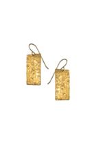 Heather Hawkins - Hammered Rectangle Earrings