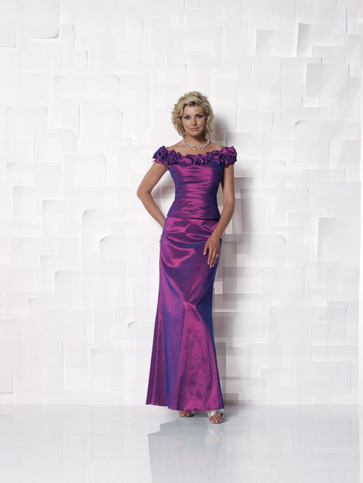 Cameron Blake By Mon Cheri - 112655 Long Dress In Magenta