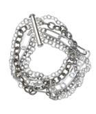 Femme Metale Jewelry - 5 Strand Chain Link Bracelet
