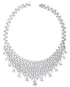 Cz By Kenneth Jay Lane - Glamorous Mesh Bib Necklace
