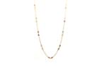 Tresor Collection - 18kt Yellow Gold Necklace With Multi Tourmaline