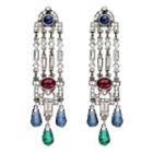 Ben-amun - Velvet Glamour Tower Post Earrings