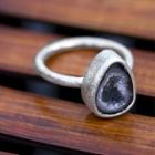 Nina Nguyen Jewelry - Perdita Geode Silver Ring