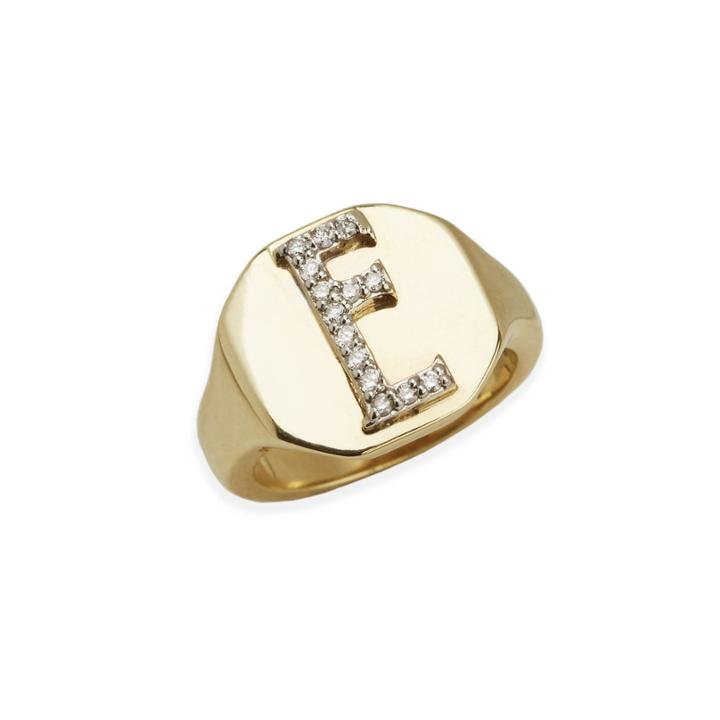 Elizabeth Buenaventura - Initial Pinky Ring