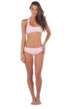 Lolli Swimwear - Splish Top In Light Pink Stripes