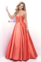 Blush - Timeless Crystal-trimmed Sweetheart A-line Gown 5626