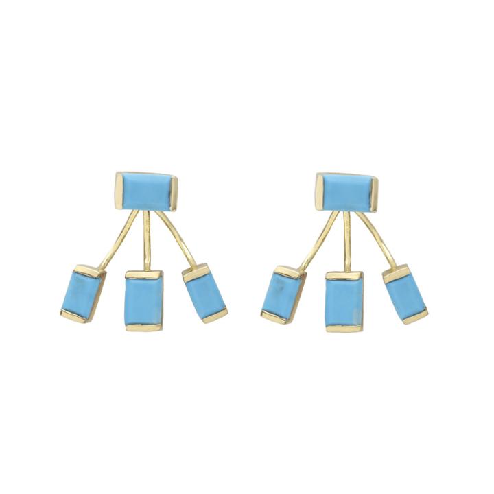 Margaret Elizabeth - Channel Set Jackets Turquoise