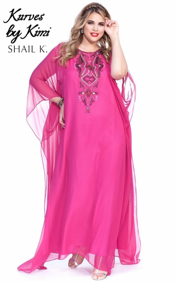 Shail K - Floor Length Caftan Dress 1033x