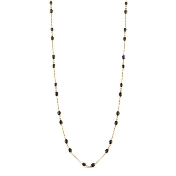 Tresor Collection - Blue Sapphire Necklace In 18k Yellow Gold