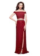 Primavera Couture - 3020 Two Piece Bedazzled Sheath Dress