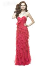 Janique - Luscious Ruffled Strapless Gown J149