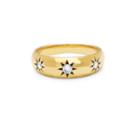 Logan Hollowell - Star Set Rounded Ring Large