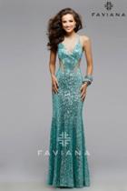 Faviana - 7331 Mermaid Prom Dress With Sequins And Sheer Cut-outs