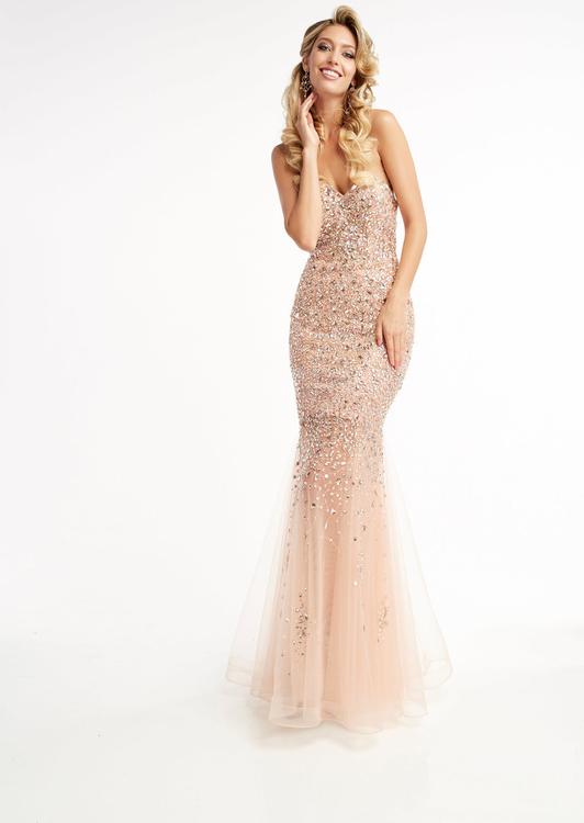 Jasz Couture - 5996 Strapless Ornate Sweetheart Gown
